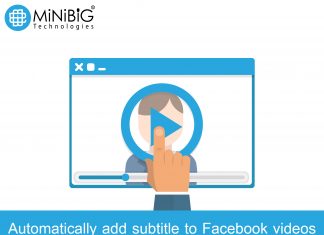 Automatically add captions/subtitle to Facebook videos